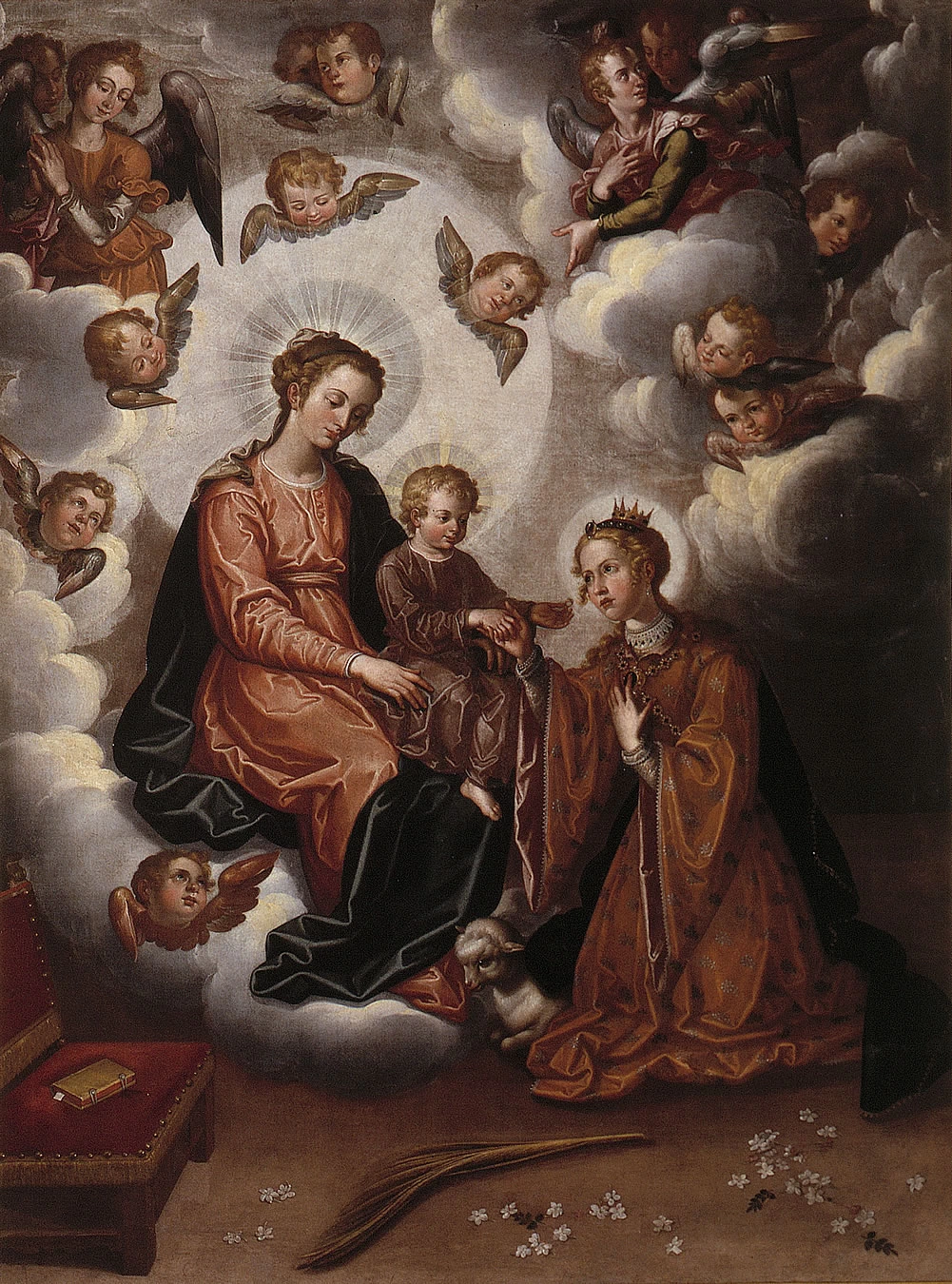Matrimonio mistico di Sant'Agnese - Museo di belle Arti, Siviglia